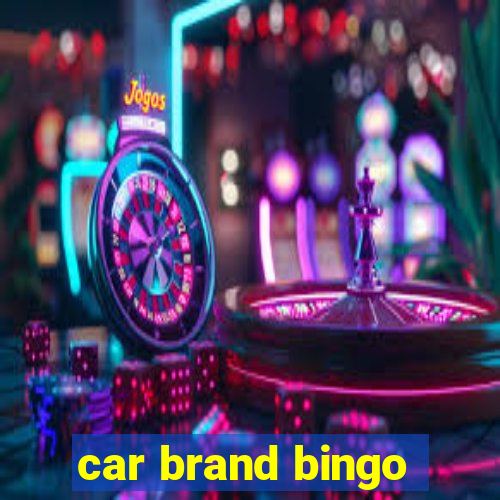 car brand bingo